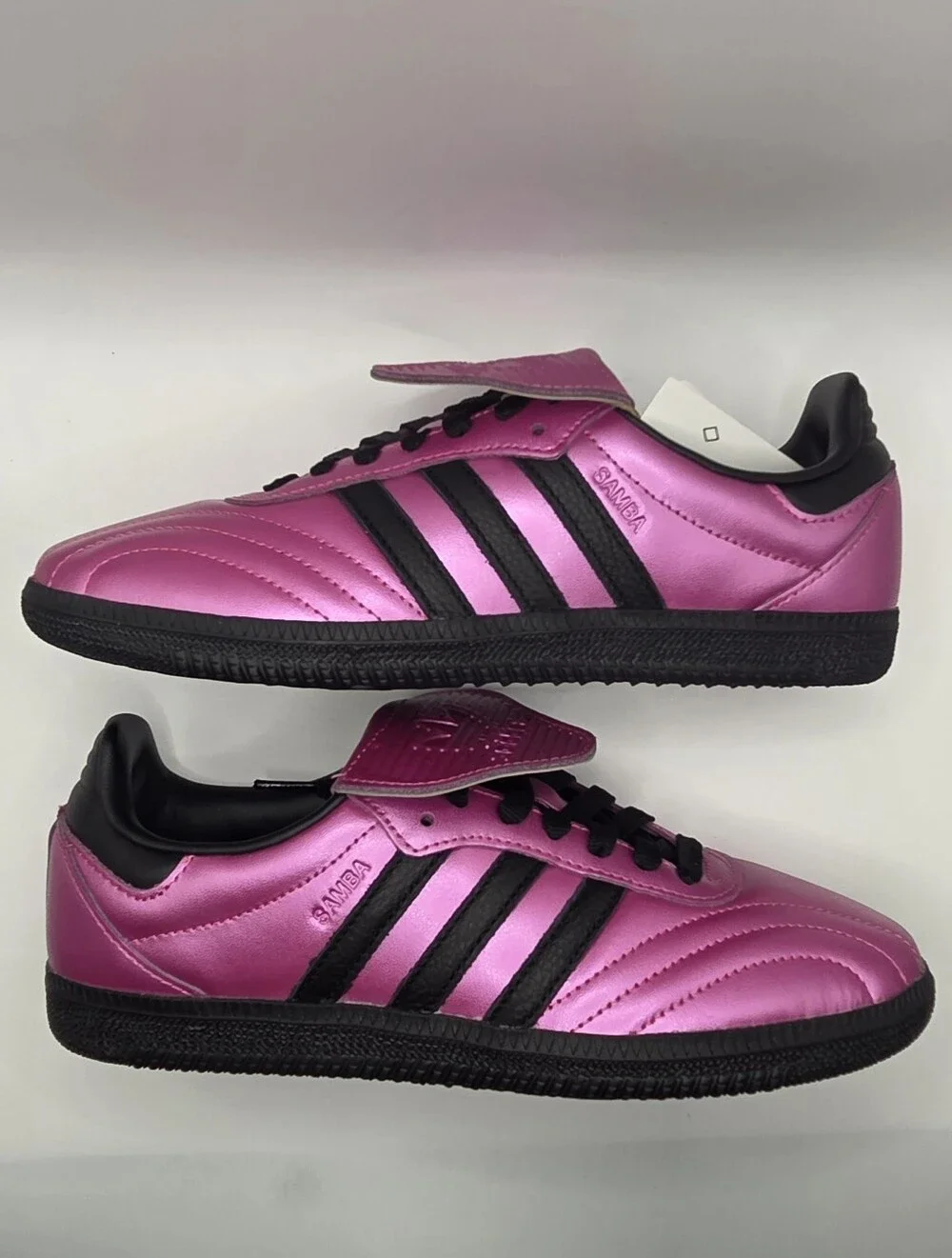 adidas Samba LT Womens Size 7 Metallic Pink/Black